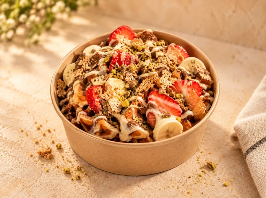 Waffle Benim Tarifim Bowl