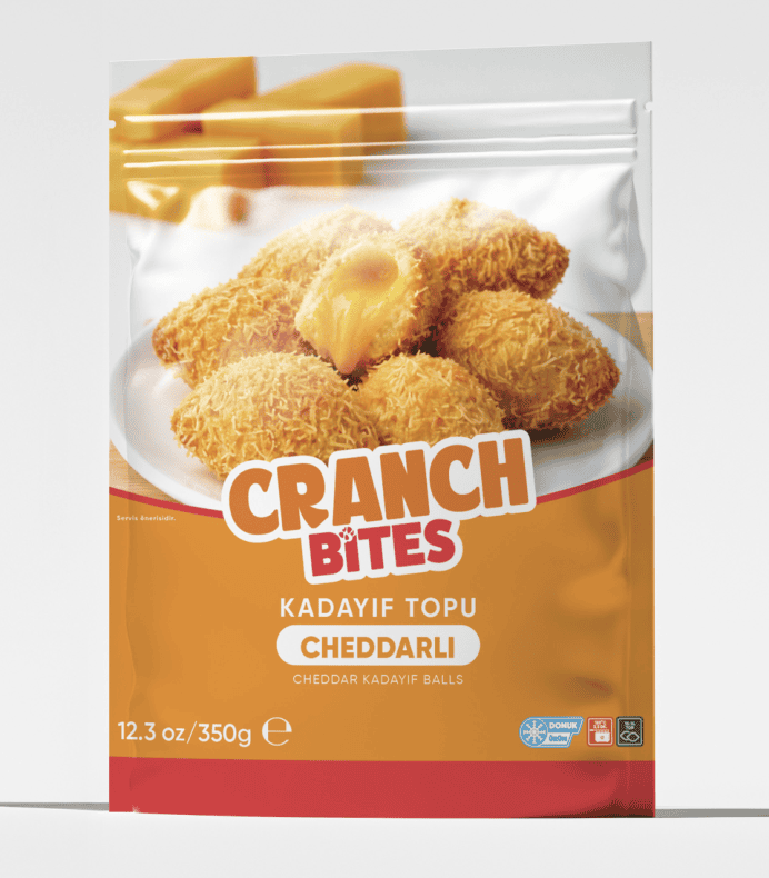 Kadayıf Topu (Cheddarlı) ürün ambalajı