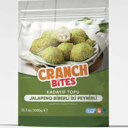 Kadayıf Topu (Jalapeno Biberli Çift Peynirli) ürün ambalajı