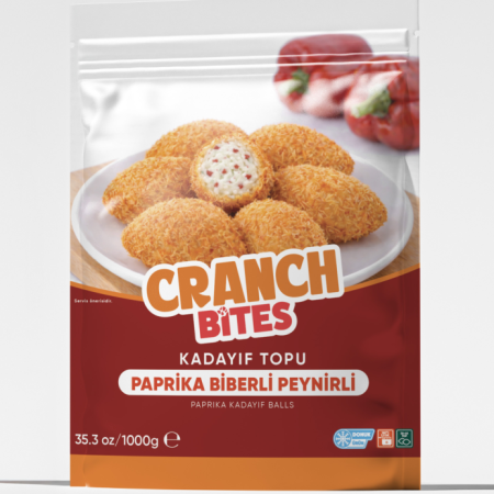 Kadayıf Topu (Paprika Biberli Peynirli) ürün ambalajı