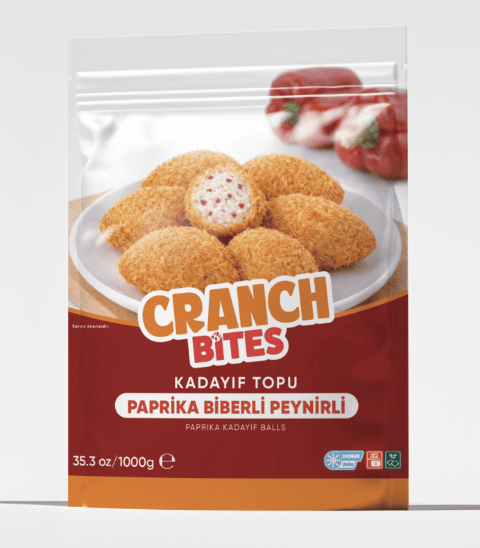 Kadayıf Topu (Paprika Biberli Peynirli) ürün ambalajı